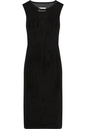 Maison Margiela Open-knit long tank top