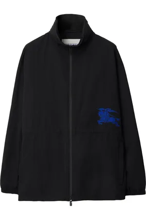 Burberry EDK-appliqu?? hooded jacket