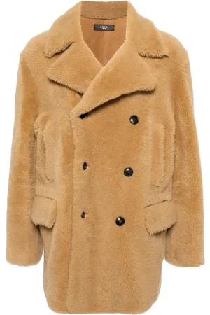 AMIRI Double-breasted shearling coat