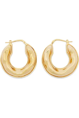 Jil Sander Sculpted hoop earrings