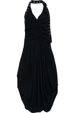 Rokh Draped-design dress