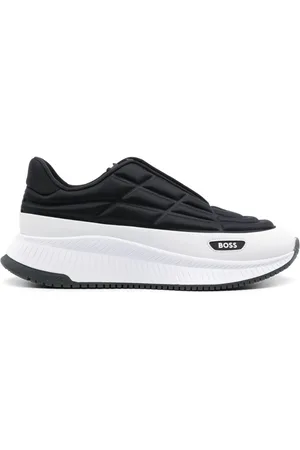 HUGO BOSS Lace-up quilted sneakers