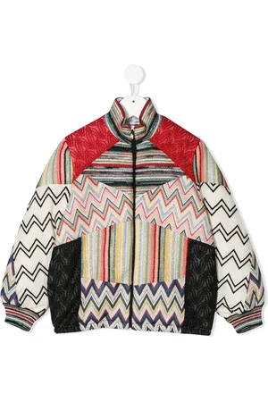 Missoni Knit detail bomber jacket