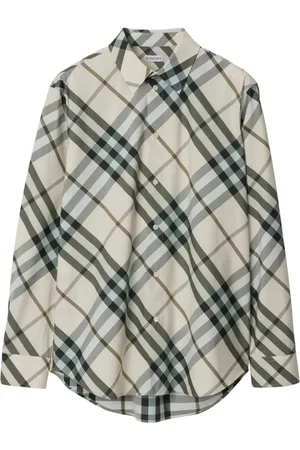 Burberry Nova Check-jacquard cotton shirt