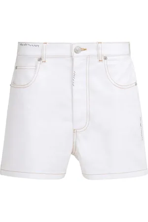 Marni Floral-print denim shorts