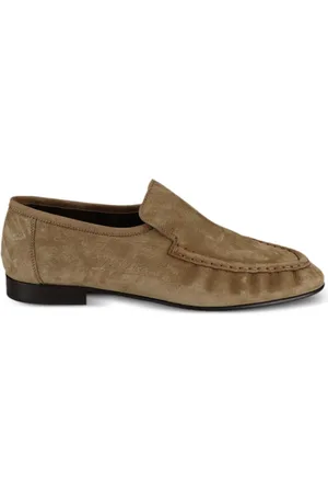 The Row Emerson nubuck loafers
