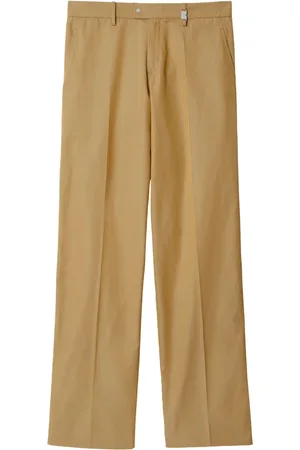 Burberry Straight-leg cotton trousers