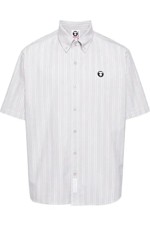 A Bathing Ape Striped cotton shirt