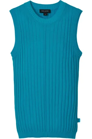 Marc Jacobs Fine-ribbed merino-wool tank top