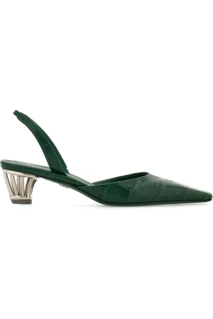 Salvatore Ferragamo 40mm cage-heel slingback pumps