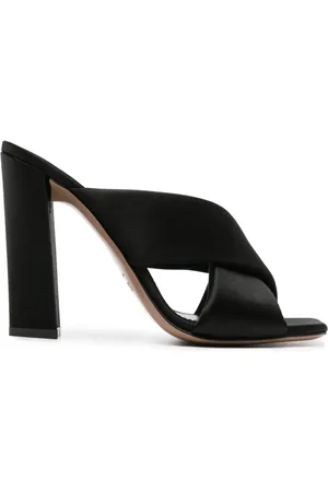 PARIS TEXAS Dafne 110mm satin mules