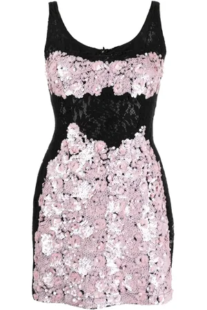 Cynthia Rowley Lace sequinned minidress