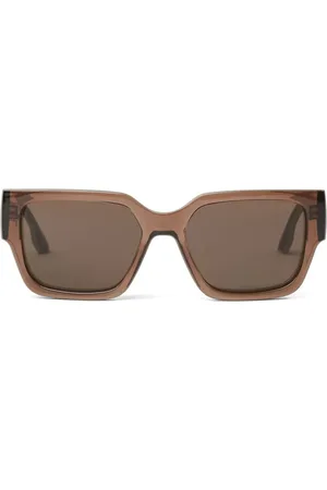 Karl Lagerfeld Karl Logo translucent rectangle-frame sunglasses