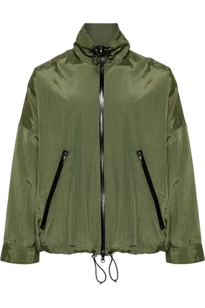 SONG FOR THE MUTE Zip-up crinkled jacket