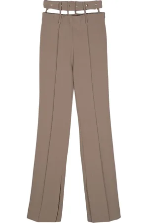 Rokh Belt-detail straight trousers