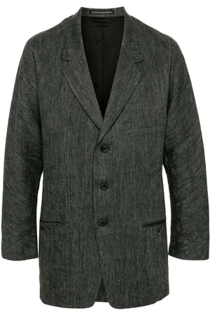 YOHJI YAMAMOTO W-Raglan linen blazer