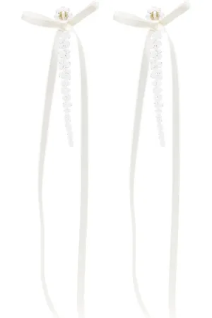 Simone Rocha Bead-emellished drop earrings