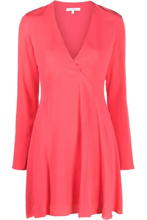 Patrizia Pepe Long-sleeve flared panelled dress