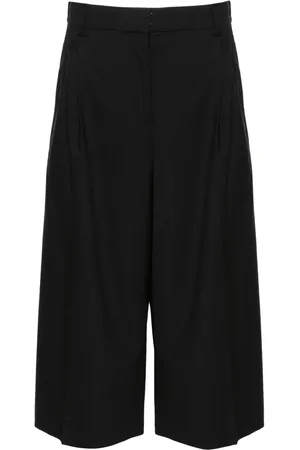 Kenzo Solid high-waist cropped trousers
