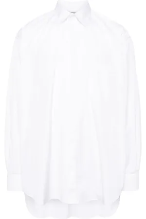 Vetements Logo-tag cotton shirt