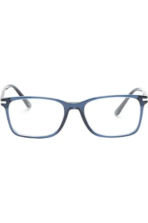 Prada Translucent rectangle-frame glasses