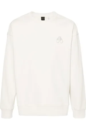 Moose Knuckles Logo-embroidered cotton jumper