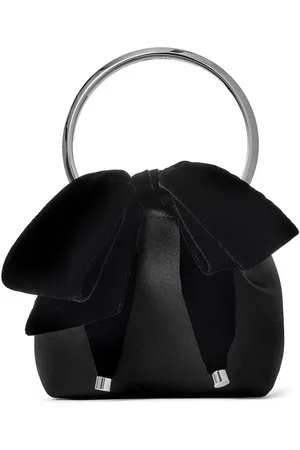 Jimmy Choo Bon Bon bow-detail satin bag