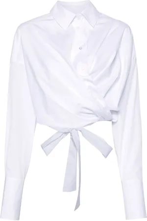 Viktor & Rolf Cropped wrap shirt