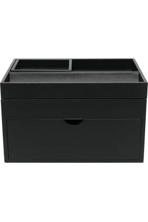 SMYTHSON Leather stationery organiser