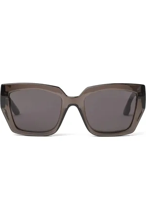 Karl Lagerfeld Karl Logo translucent rectangle-frame sunglasses