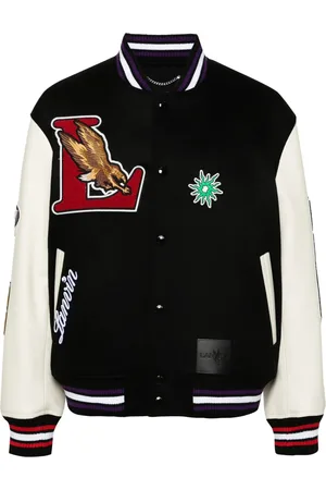 Lanvin Logo-patch varsity jacket