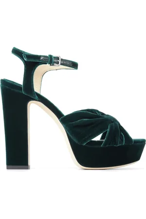 Jimmy Choo Heloise 120mm velvet pumps
