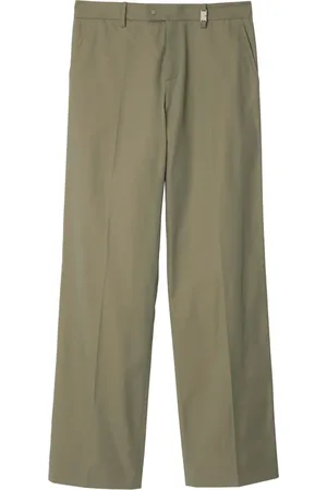 Burberry Straight-leg cotton trousers