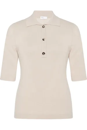 ROSETTA GETTY Knitted polo shirt