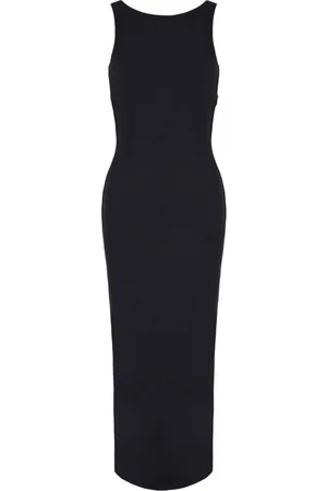 Emporio Armani Open-back sleeveless maxi dress