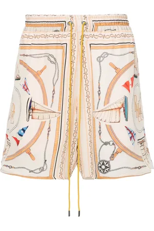 Rhude Nautica silk shorts