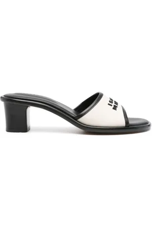 Isabel Marant Eirin 60mm logo-embroidered mules