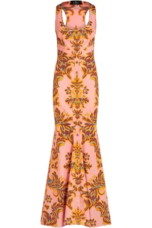 Etro Floral-print mermaid gown