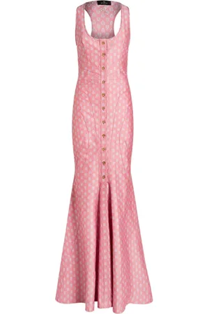Etro Patterned-jacquard cotton gown