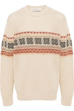 OUR LEGACY Snow Fairisle-motif jumper