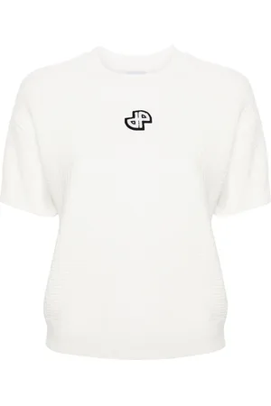 Patou 3D-knit short-sleeved jumper