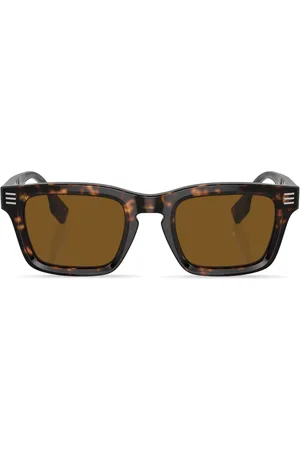 Burberry Logo-print square-frame sunglasses