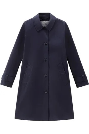 Woolrich Single-breasted cotton coat