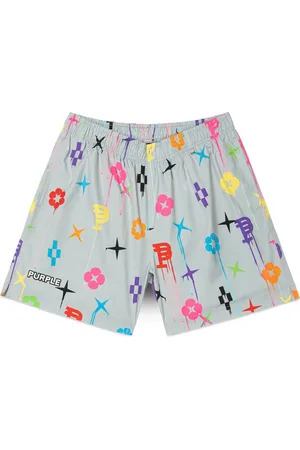 Purple Brand Monogram-print shorts