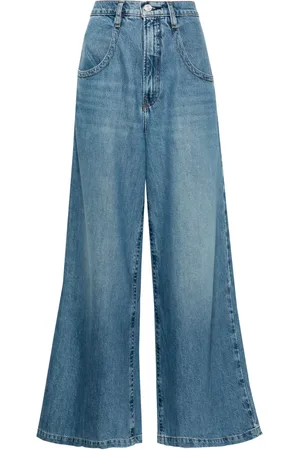 Frame Skater high-rise wide-leg jeans