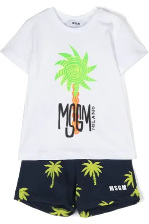 Msgm Palm-tree short set