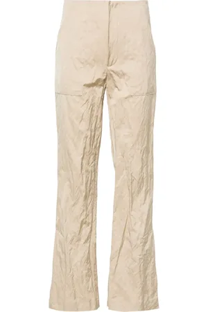 Gauchere Creased tapered trousers