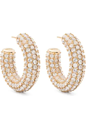 Jacquemus Les Créoles Strass hoop earrings