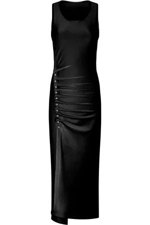 Paco rabanne Stud-detailed sleeveless midi dress