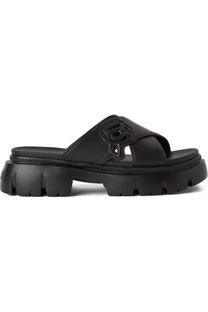 Karl Lagerfeld Ikon NFT Krosstrap leather mules